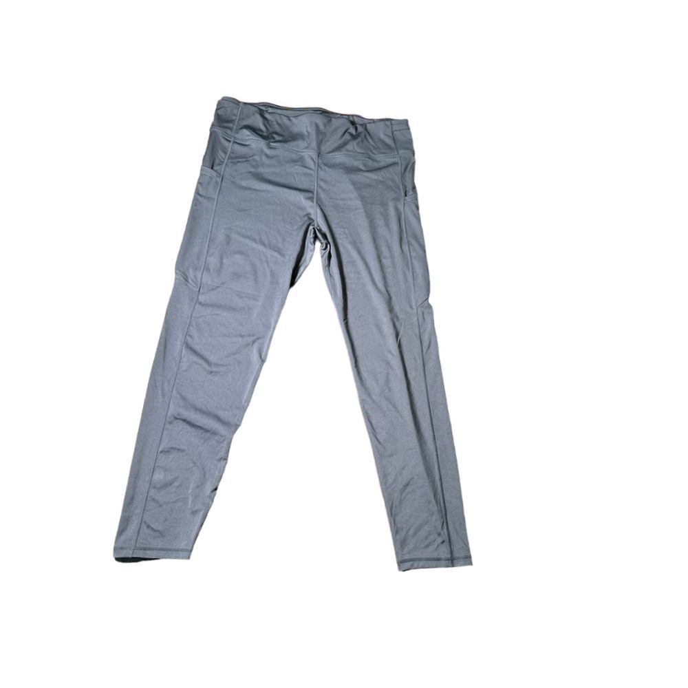 Zyia Active Gray High-Waisted Workout Leggings Yoga Pants Athleisure 3XL